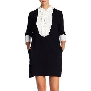 ABS collection bib tuxedo dress